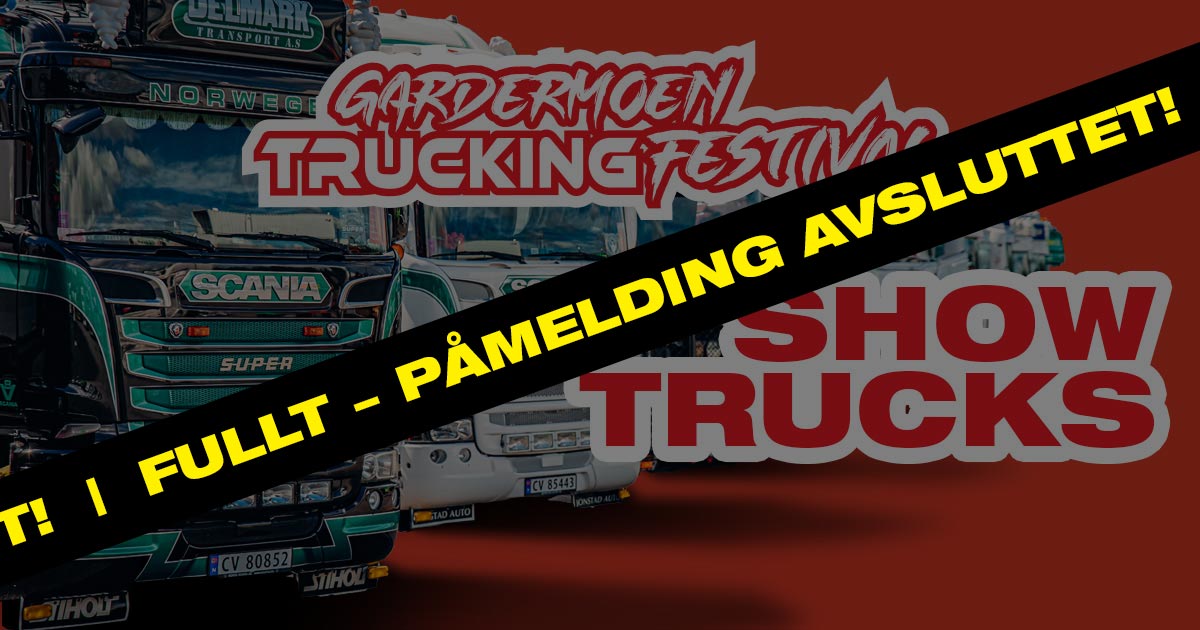 Meld deg på til Show Trucks 2026